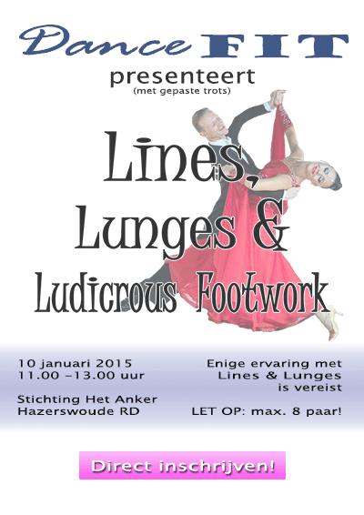 Workshop stijldansen Lines and lunges