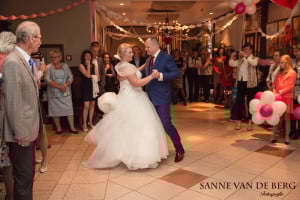 Openingsdans bruiloft Harald en Mariska