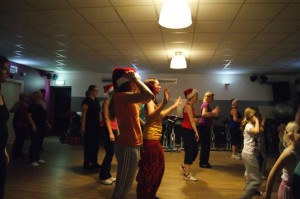 Kerstzumba Dance Fit bij FlexiFitness 2013