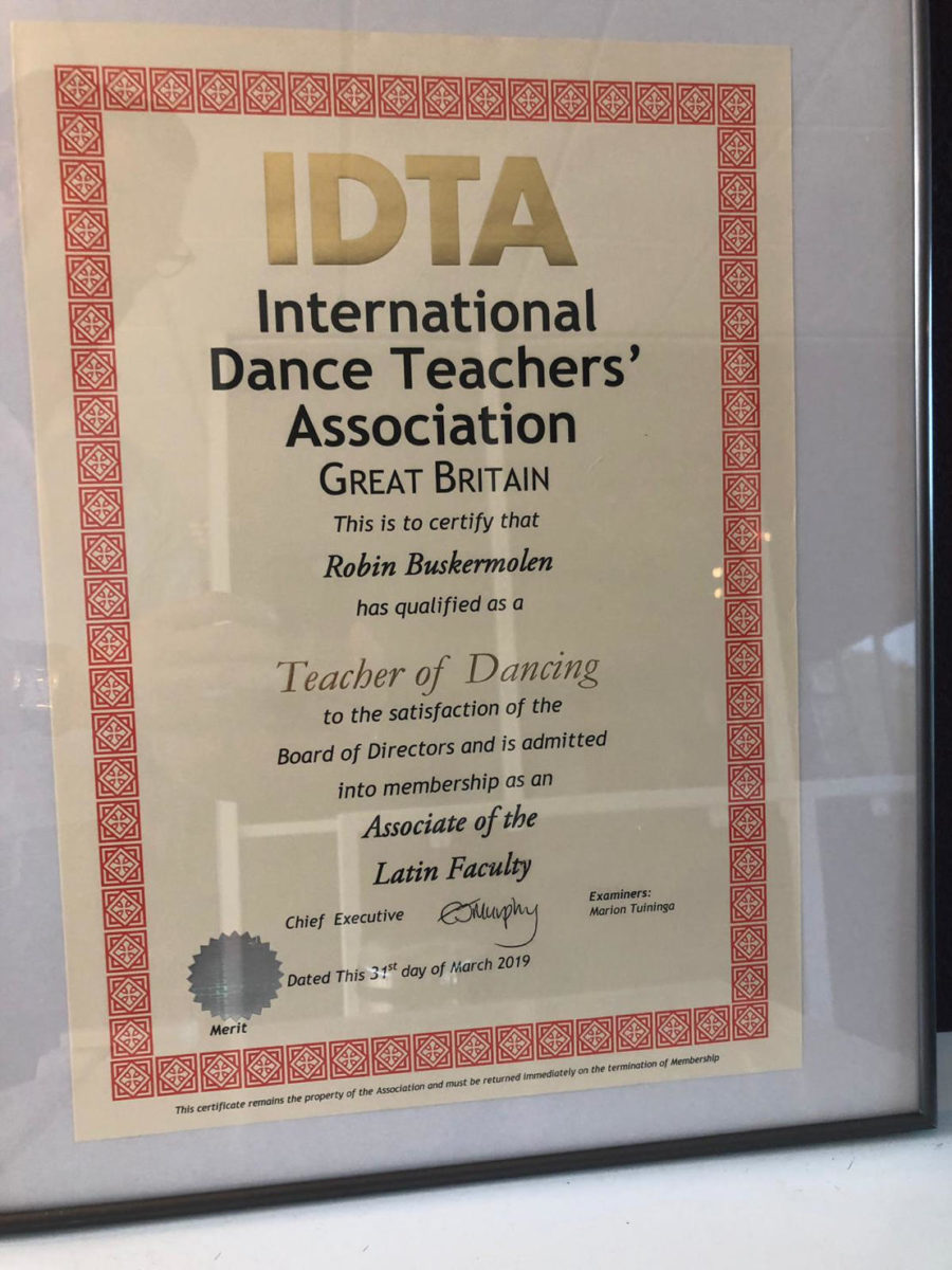 Gratis proeflessen 1 20190319 IDTA Diploma Latin Robin Buskermolen