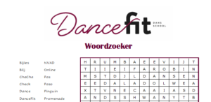 Dansschool Dance Fit Meivakantie spelletjes header