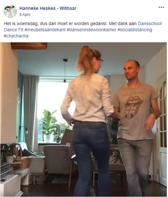 Online dansles - Stijldansen in je woonkamer met Dansschool Dance Fit