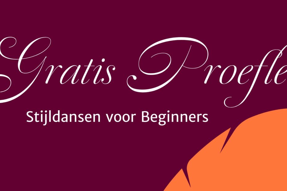 Event Image Gratis Proefles Stijldansen voor beginners
