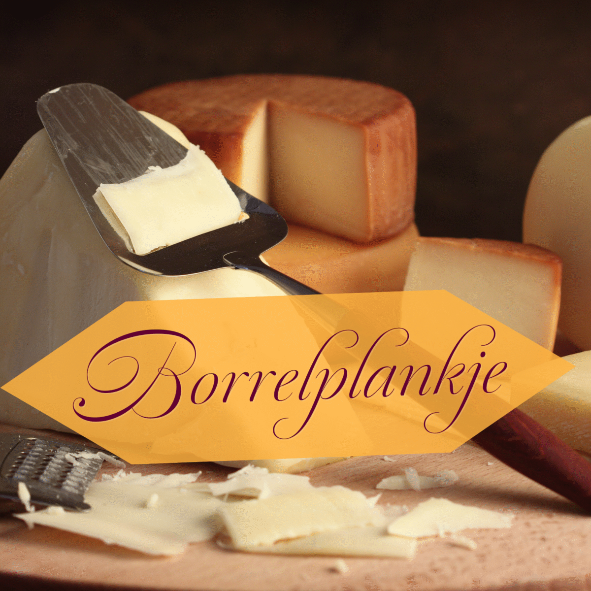 Borrelplankje met kaas en charcuterie
