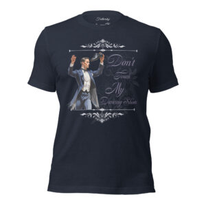 T-shirt Dont Touch My Dancing Shoes for Men (Blue)