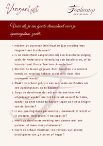 Featherstep 8 vragen voor als je een dansschool zoekt pdf