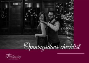 Featherstep Checklist voor openingsdans dansschool pdf