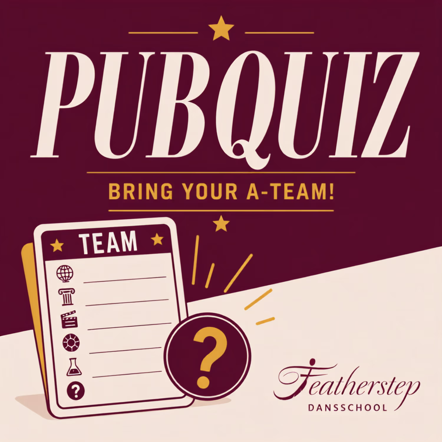 Featherstep Pubquiz!