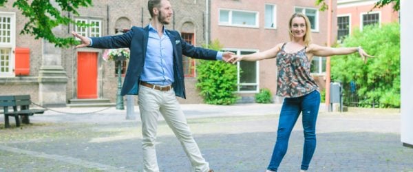 Stijldansen in Leiden - Casual Fan position Robin en Patty 2017